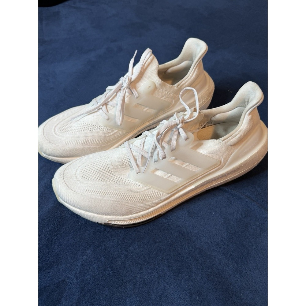 Adidas Ultraboost 21 Mens Running Shoes White Grey GY9350 Size 15